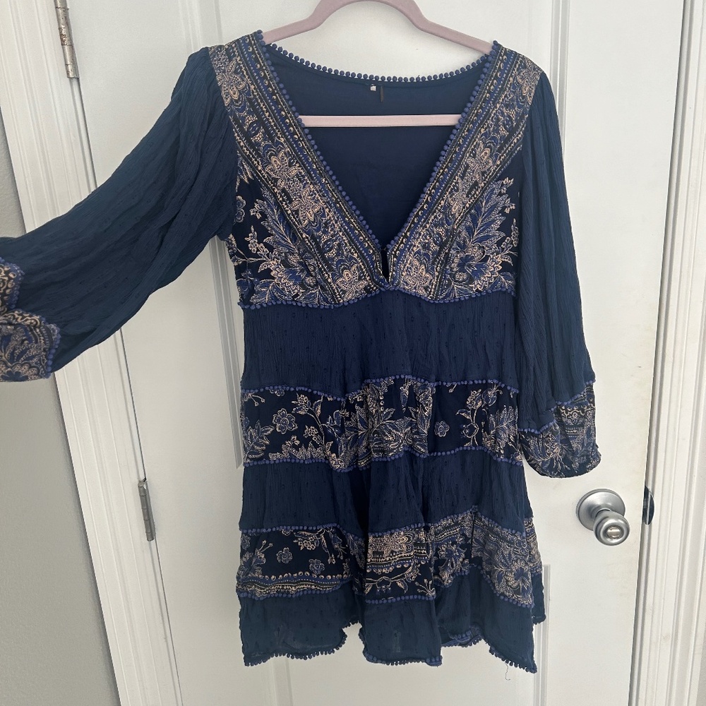 Free people blue tunic